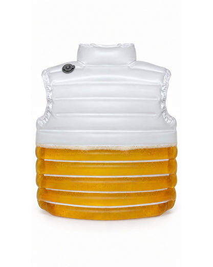 KegVest beer vest, back view with fill valve